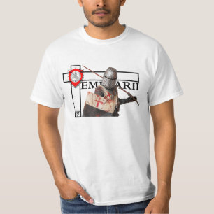 Camiseta Templarii cruz com cavaleiro