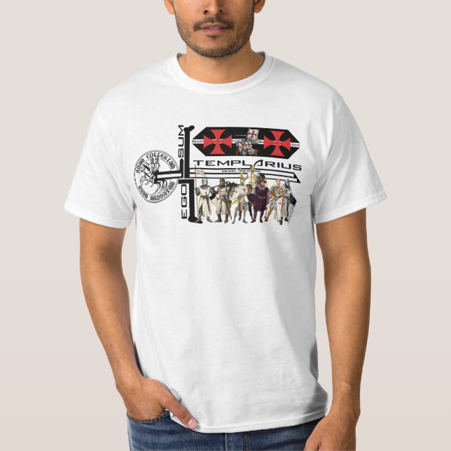 Camiseta Templário ego Sum Templarius Shirt Nr. 0515122013 (Frente)