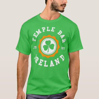 Camiseta TEMPLE BAR DUBLIN Ireland Shamrock Irish Pride