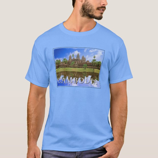 Camiseta Templo Angkor Wat | Kampuchea, Camboja (Frente)