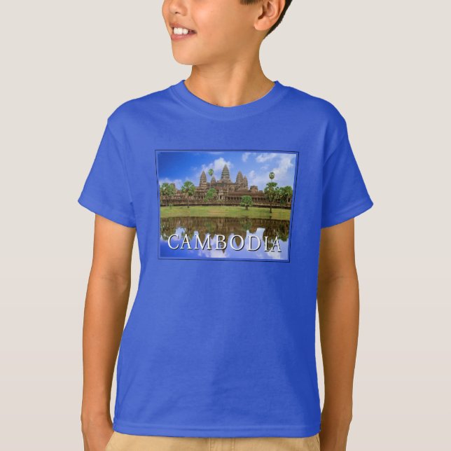 Camiseta Templo Angkor Wat | Kampuchea, Camboja (Frente)