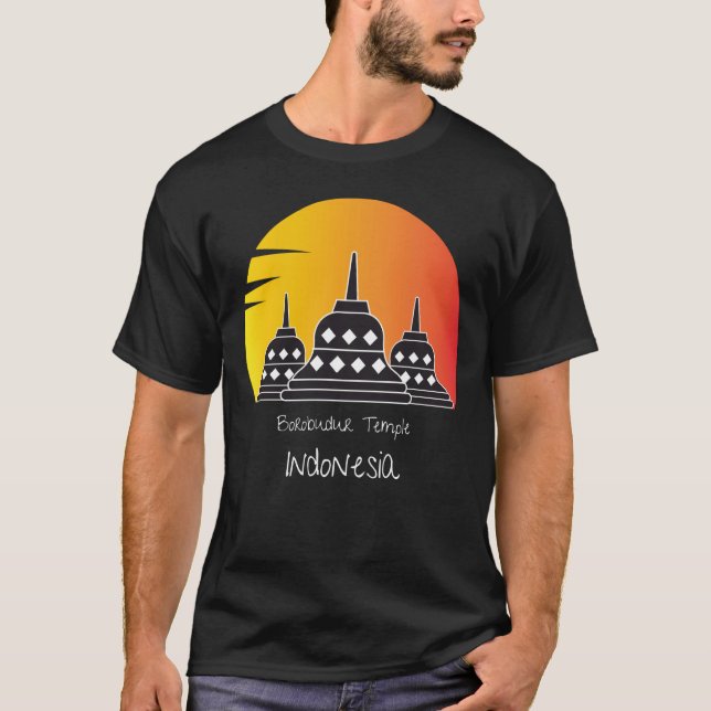 Camiseta Templo Budista Borobudur (Frente)