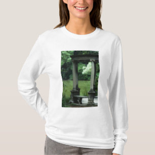 Camiseta Templo do amor nos jardins velhos de Westbury
