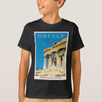Templo do Partenon da piscina de Atenas das