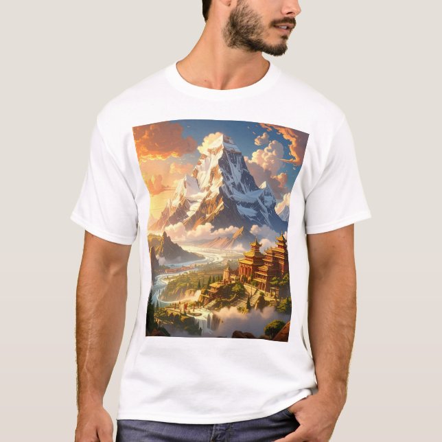 Camiseta Templo dos Picos Tranquilos (Frente)