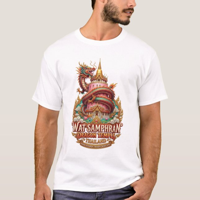 CAMISETA TEMPLO DRAGÃO WAT SAMPHRAN (Frente)
