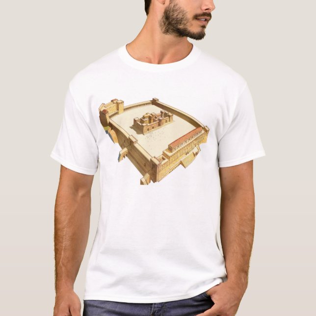 Camiseta Templo em Jerusalem. O templo de Herod (Frente)