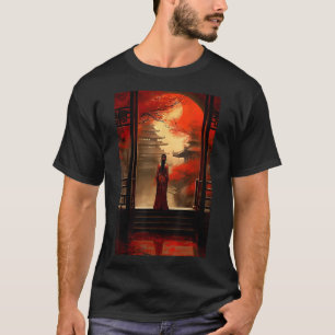 Camiseta Templo Japonês Geisha Japão