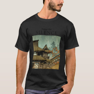 Camiseta Templo Japonês Na Chuva Pagoda Kawase Japão Re