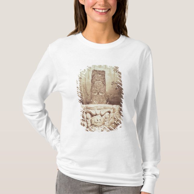 Camiseta Templo maia, Honduras (Frente)