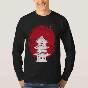 Camiseta Templo Nihon Japão e Japonês