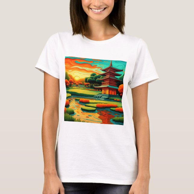 Camiseta Templo no Sunset 1 (Frente)