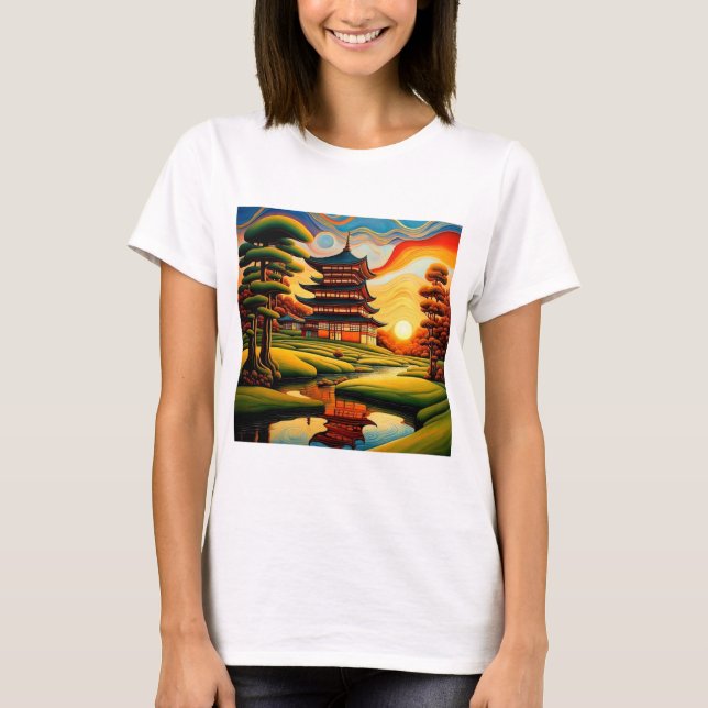 Camiseta Templo no Sunset 5 (Frente)