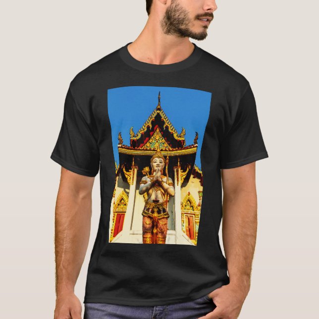 Camiseta Templo Tailandês E Buda 1102 (Frente)