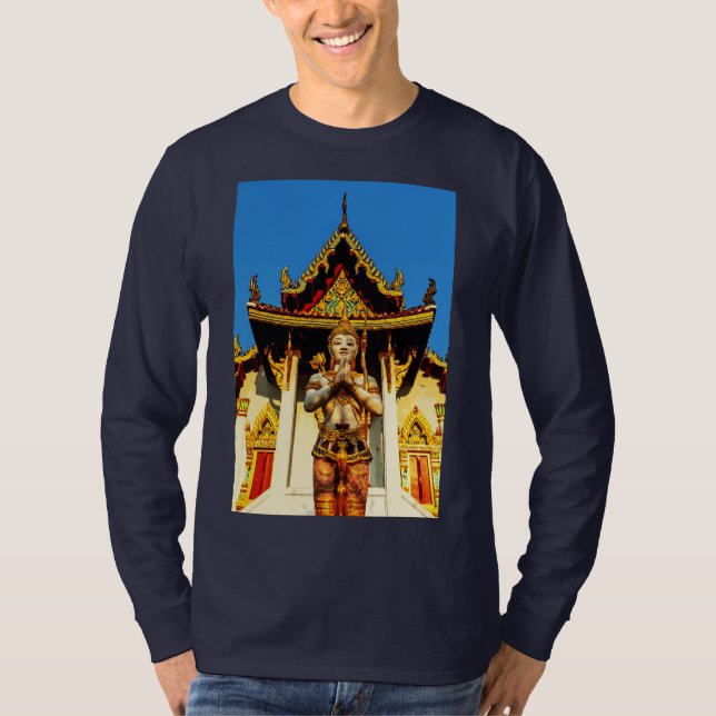 Camiseta Templo Tailandês E Buda 1102 (Frente)