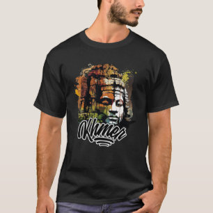Camiseta Templo tradicional de Bayon, de Khmer cambojano an