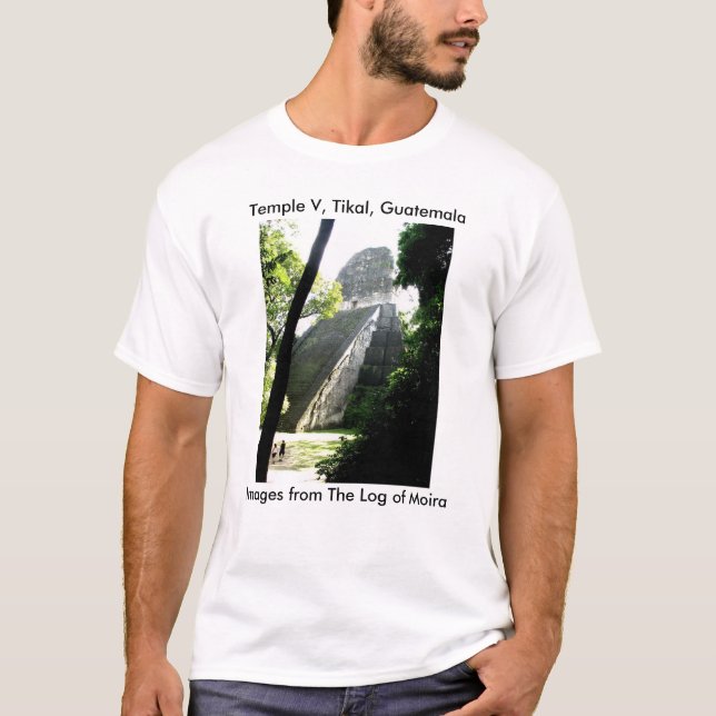 Camiseta Templo V, Tikal, Guatemala (Frente)