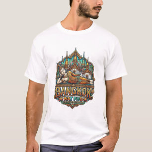 CAMISETA TEMPLO WAT PHO DO BUDISTA DEITADO