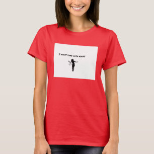 Camiseta Tempo da cintura que hooping