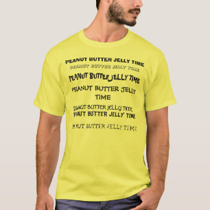 CAMISETA TEMPO DA GELÉIA DA MANTEIGA DE AMENDOIM, GELÉIA