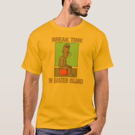 Camiseta Tempo da ruptura na Ilha de Páscoa