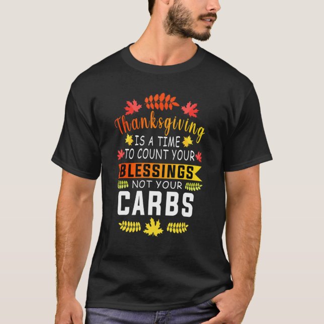 Camiseta Tempo De Ação De Graças Para Contar Abençoações Nã (Frente)