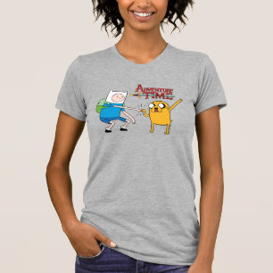 Camiseta Tempo de Aventura Finn & Jake Fist Bump