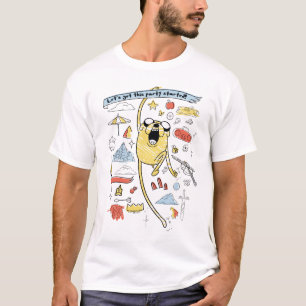 Camiseta Tempo de Aventura "Partido" Jake Sketch