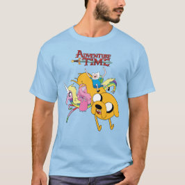 Camiseta Tempo de Aventura | Senhora, Bublegum, Finn e Jake