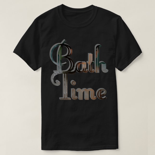 Camiseta Tempo de Banho (Frente do Design)