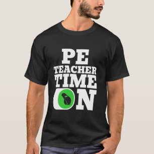 Camiseta Tempo de Educação Física do Professor de PE em