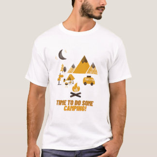 CAMISETA TEMPO DE FAZER ALGUMA CAMPING