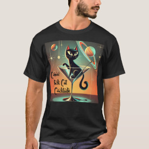 Camiseta Tempo de Futuro Atômico, Black Cat Martini