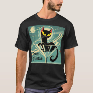 Camiseta Tempo de Futuro Atômico, Black Cat Martini