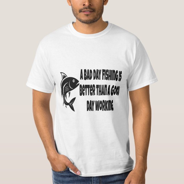 Camiseta Tempo de pesca (Frente)