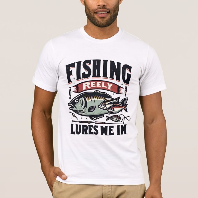 Camiseta Tempo De Pesca, Aventura Aguarda (Frente)
