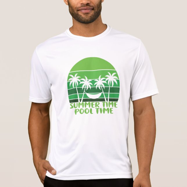 CAMISETA TEMPO DE PISCINA DO VERÃO. (Frente)