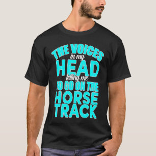 Camiseta Tempo de Pista de Corrida de Cavalos Jockey Jocky