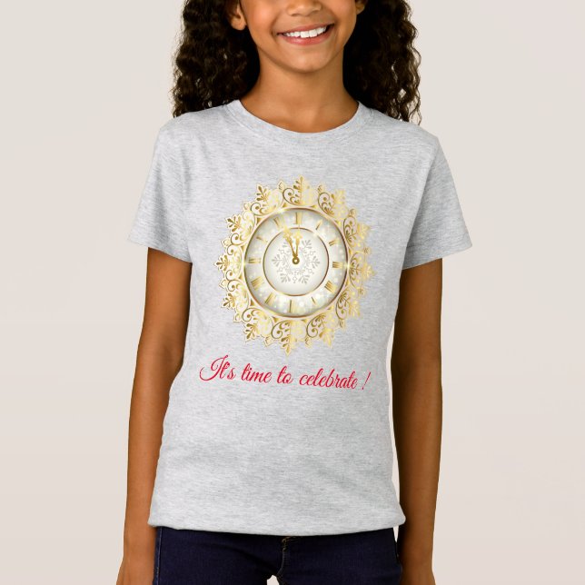 Camiseta Tempo de Prata Dourado (Frente)