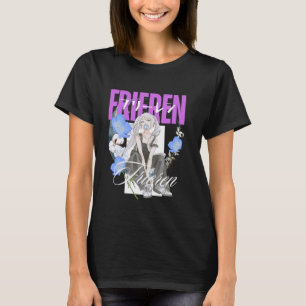 Camiseta Tempo de relaxar no jardim de flores Nemophila com