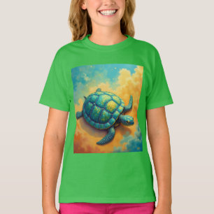 Camiseta Tempo de tartaruga no paraíso