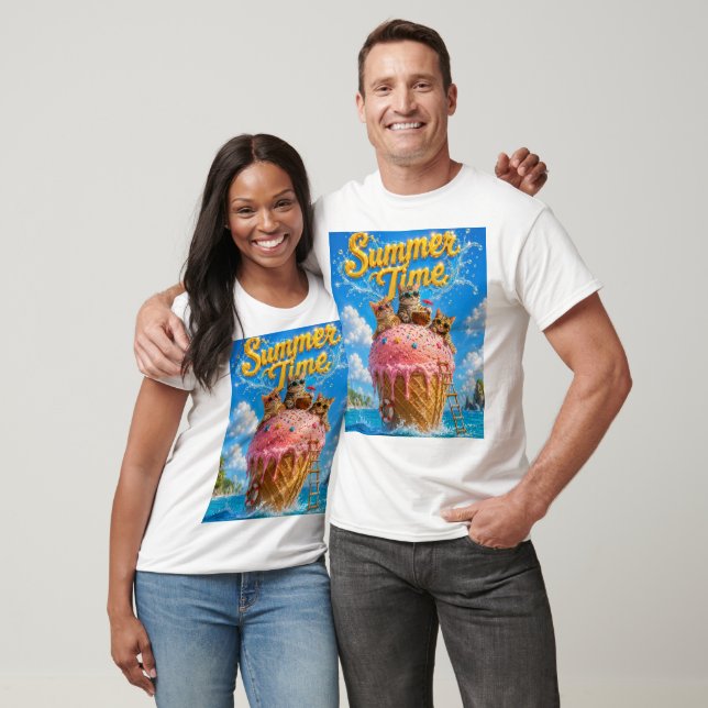 Camiseta Tempo de verão  (Unissex)
