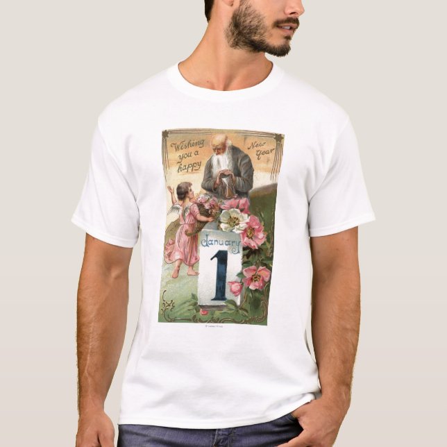 Camiseta Tempo do anjo e do pai # 2 (Frente)
