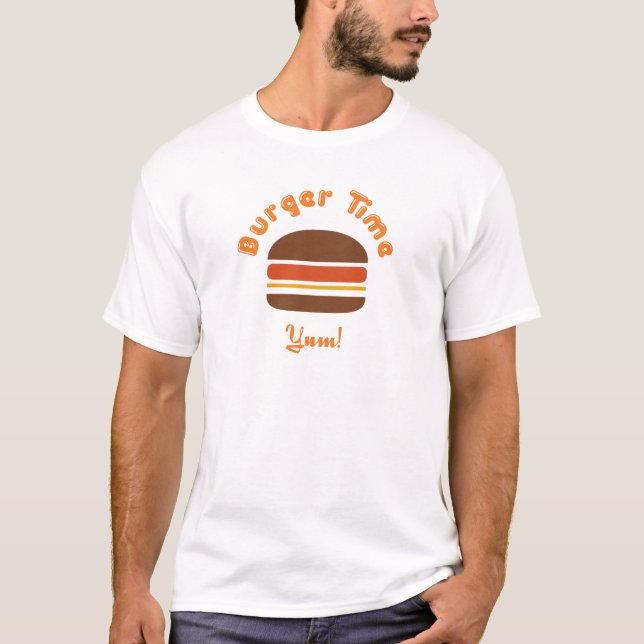 Camiseta Tempo do hamburguer (Frente)