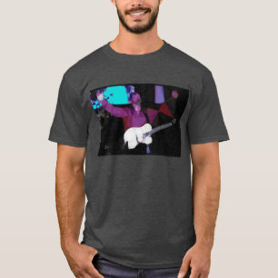 Camiseta Tempo do herói da guitarra do concerto