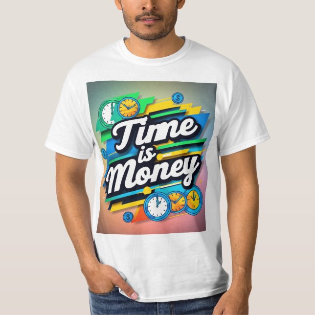 Camiseta Tempo é dinheiro (Frente)