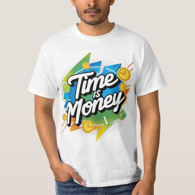 Camiseta Tempo é dinheiro (Frente)