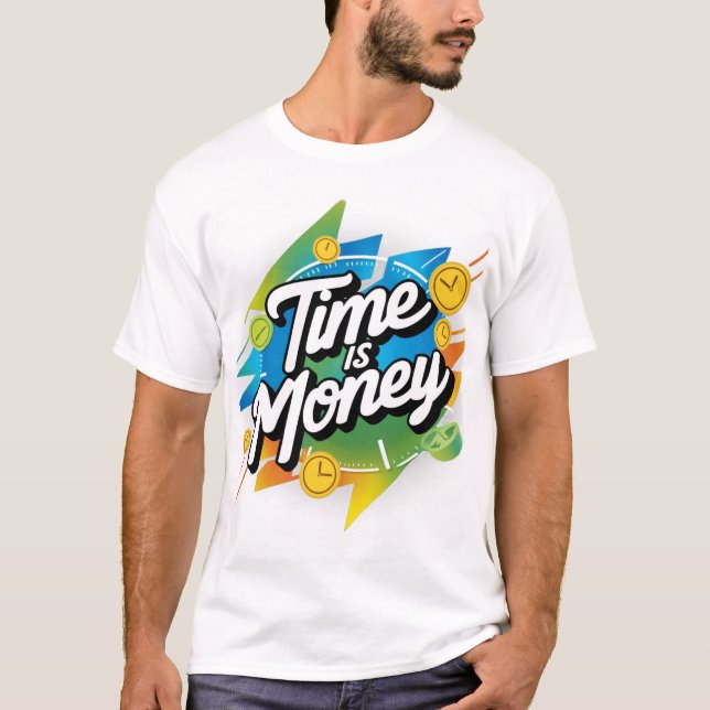 Camiseta Tempo é dinheiro (Frente)
