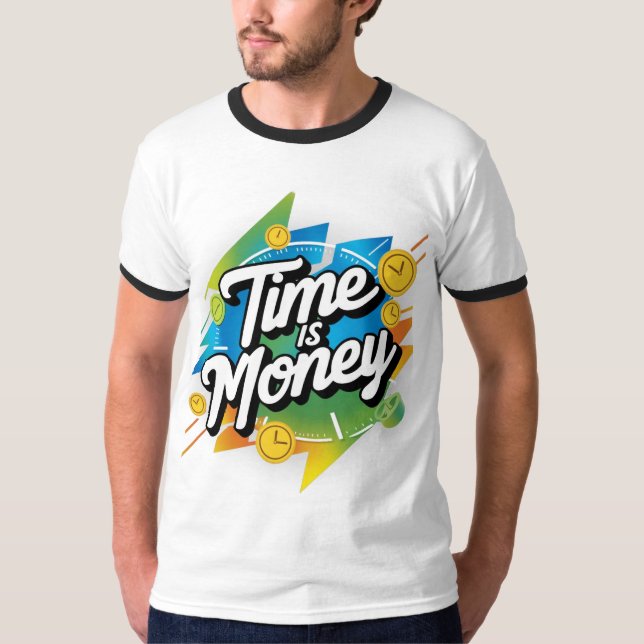 Camiseta Tempo é dinheiro (Frente)