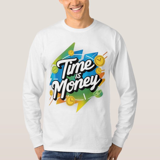 Camiseta Tempo é dinheiro (Frente)